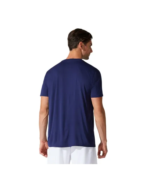 CAMISETA ASICS COURT M SPIRAL 2041A148 400 | Ofertas de pádel